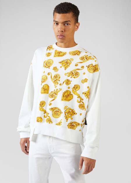 Versace Baroque Motif Sweatshirt Herr - 084172VAZ